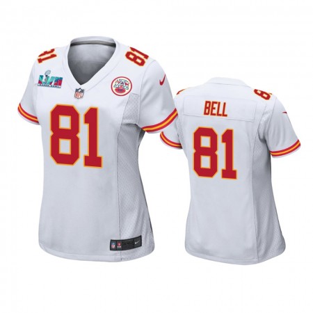 Damen Kansas City Chiefs Trikot Blake Bell 81 Game Super Bowl LVII Rosa
